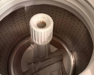 Inside of washer