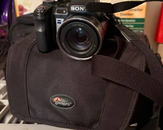 Sony camera with case