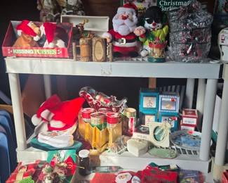 Upstairs in bonus area storage - More Christmas!