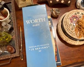 Worth perfume ca 1965 new in box, plus many more