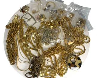 Gold Tone Fashion Jewelry Lot