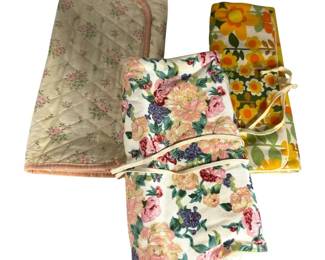 3 Fabric Jewelry Travel Roll Up Cases