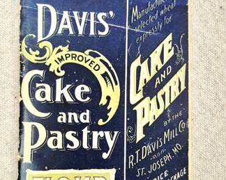 Great St. Joseph collectibles!! "Davis Cake and Pastry R. T. Davis Mill Co. St. Joseph, Mo." ccokbook
