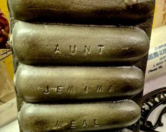 Great selection of cast iron!! "Aunt Jemima" cast iron