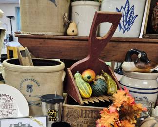 Much stoneware.