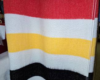 Vintage blankets, quilts and linens