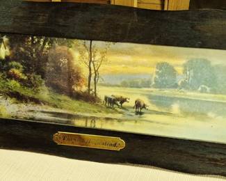 "The Homestead" by Robert Atkinson Fox" framed landscape print