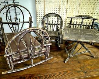 ca. 1900 children's bentwood set-Very Cool!!