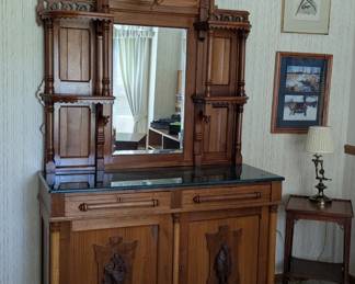 Approx 55" W x 21" D x 100" H