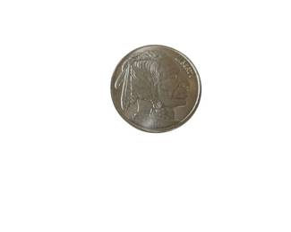 Troy Ounce pt999 Fine Silver Buffalo Round