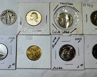 US quarter Coin Lot 1929 and No Date Standing Liberty Silver Bicentennial and 2026 Semiquincentennial Quarters