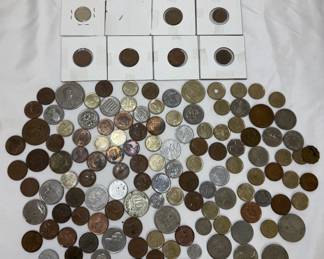 Mixed World Foreign Coin Collection Lot Vintage and Modern International Coins