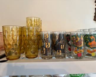 Vintage glassware 