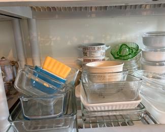 All sizes Pyrex 