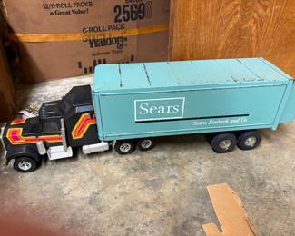 Vintage toy truck 