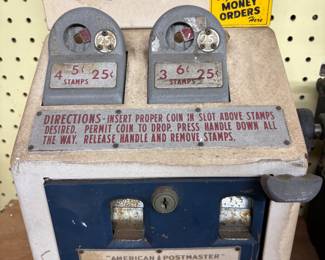 Vintage stamp machine 