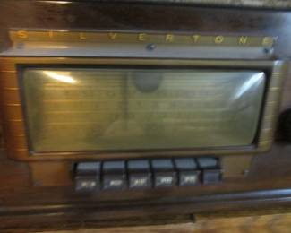 Vintage Silvertone Radio