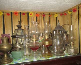 Misc. Vintage Oils Lamps