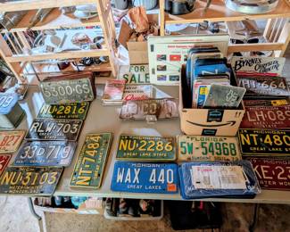 Vintage License Plates