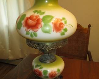 Hurricane Lamp "Gone with the wind"