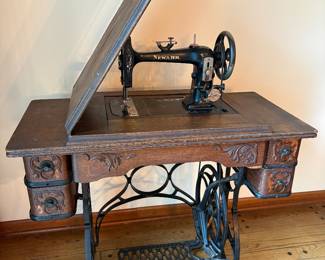 Antique Newark Sewing Machine 