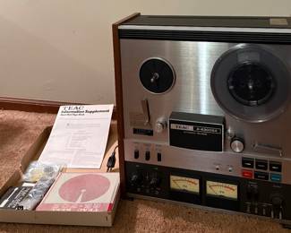 TEAC A-4300SX Reel to Reel Tape Deck Accessories