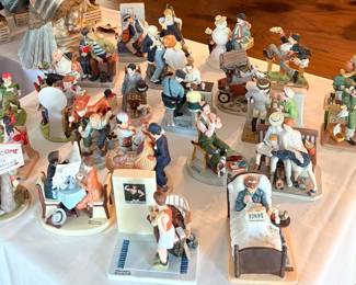 Norman Rockwell Danbury Mint Figurines 