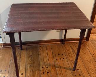 Circa 1880’s Belding Hall Manufacturing Folding Sewing or Campaign Table (Michigan, USA) No. 14 