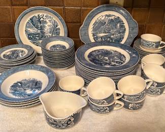 Courier & Ives China (62 pieces)