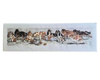 148 EnidGrovesSignedNumberedACavalierGroupSNPrint