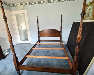 102 KindelKentVintageFourPosterFullBedFrame