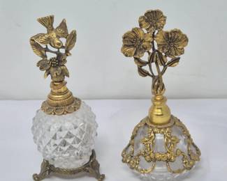 72 VintageMatsonOrmoluVanityPerfumeBottles