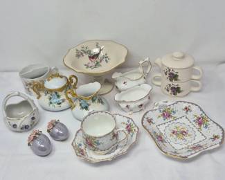 170 AssortedVintagePorcelainDecorTablewareCollection