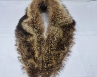 173 VintageGenuineFurCoatCollar
