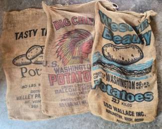 127 VintageWashingtonStateBurlap50PotatoSacks