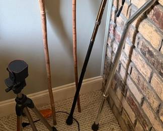 Walking sticks, tripod