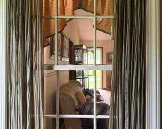 All draperies and window treatments and rods for sale