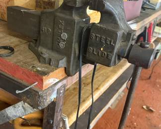 Simplex SeelSlide Bench heavy duty vise Desmond Stephan Mfg.