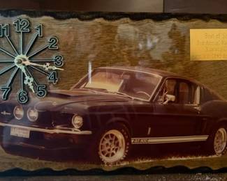 1967 Ford Shelby collectible wall clock