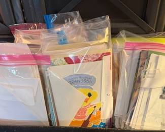 Assorted greeting cards