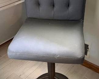 Adjustable leather Salon stool