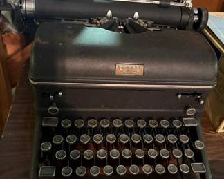 Vintage Royal Typewriter with cover
