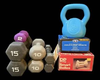 Dumbbells And Ankle Weight Lot