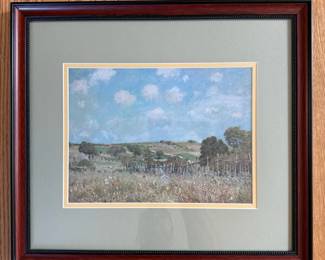 The Meadow 1875 Alfred Sisley Framed Art Print, Impressionist Landscape