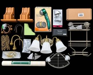 Hardware Lot, Brackets, Light Fixture, Shower Caddy, MORE