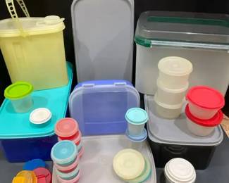 Tupperware Storage Containers Lot