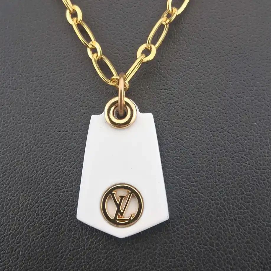 001 Louis Vuitton Nanogram Pendant Necklace