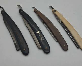 Set Of 4 Vintage Razors