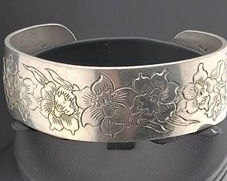 Joaquin Kirk Steif Pewter Cuff Bracelet
