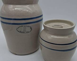 Marshall Pottery Stoneware Crocks